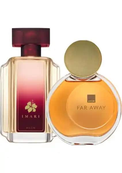 Avon Kadın Parfüm Seti: Far Away ve Imari ile Zarafet ve Çekiciliğin Buluşması