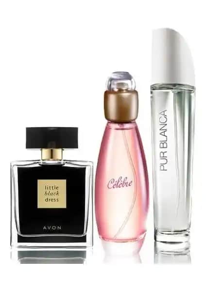 Avon Little Black Dress Celebre Pur Blanca 3'lü Kadın Parfüm Paketi Kalıcı ve Şık Kokular