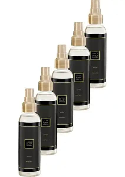 Avon Little Black Dress Kadın Vücut Spreyi Beşli Seti: Şıklık ve Ferahlık Sunan Koleksiyon