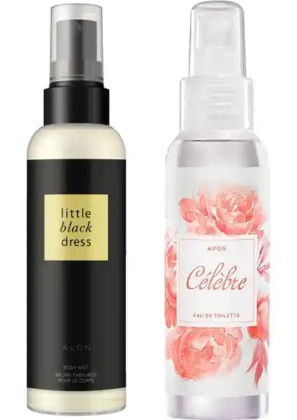 Avon Little Black Dress ve Celebre Kadın Vücut Spreyi Paketi: Şıklık ve Ferahlık Sunan Çiftli Set