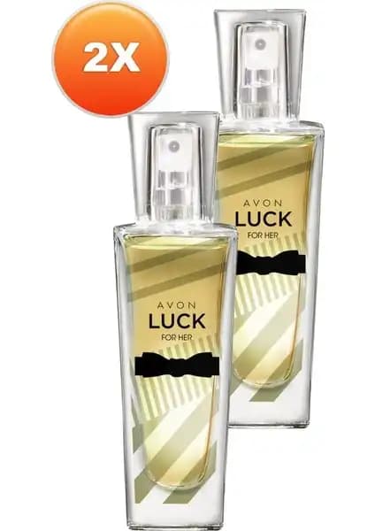 Avon Luck Kadın Parfüm Edp 30 Ml Ikili Set Çekici ve Enerjik Kokular İçin Uygun