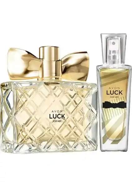 Avon Luck Kadın Parfüm Ikili Seti Kalıcı ve Şık Koku Deneyimi Sunar