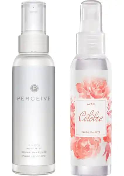 Avon Perceive ve Celebre Kadın Vücut Spreyi Paketi Günlük Kullanım İçin Ferah ve Çekici Alternatifler