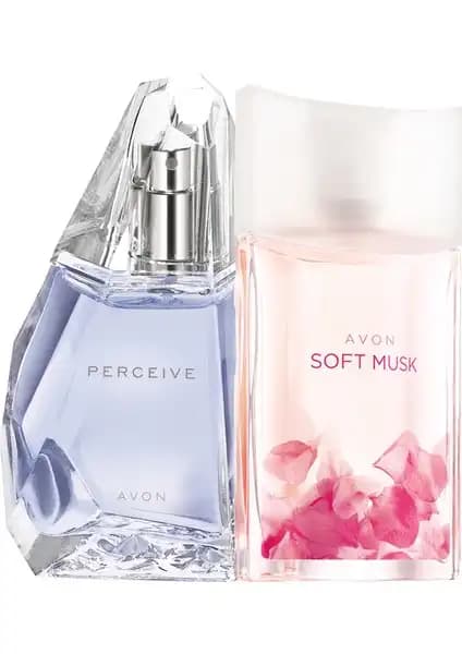 Avon Perceive ve Soft Musk Kadın Parfüm Paketi: Zarafet ve Çekiciliğin Şık Birleşimi