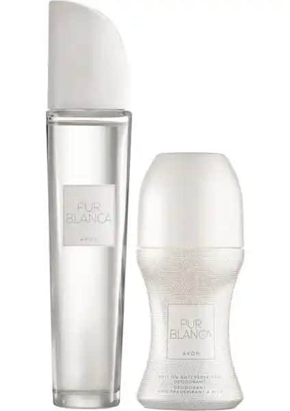 Avon Pur Blanca Kadın Parfüm ve Roll-On Seti Günlük Kullanım İçin Ferah ve Şık Bir Seçenektir