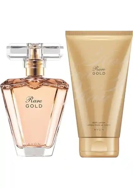 Avon Rare Gold Edp 50 ml Bayan Parfüm ve Vücut Losyonu Şık ve Kalıcı Kokular İçin Uygun