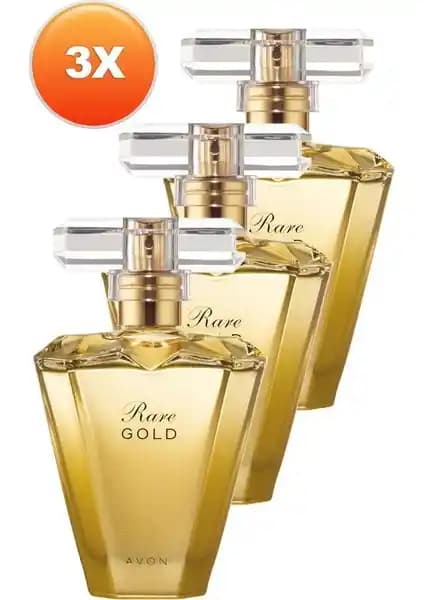 Avon Rare Gold Kadın Parfüm Edp Üçlü Seti Zarif ve Kalıcı Aromasıyla Öne Çıkıyor