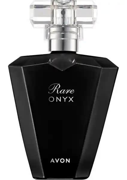 Avon Rare Onyx Kadın Parfüm Edp 50 ml şık tasarımı ve kalıcı çiçeksi aromasıyla öne çıkar