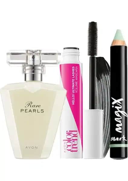 Avon Rare Pearls Kadın Parfümü ve Makyaj Paketi ile Güzellik ve Şıklık Bir Arada