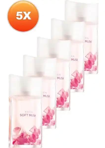 Avon Soft Musk Kadın Parfüm Edt 50 Ml Beşli Set Zarif ve Çekici Kokuların Koleksiyonu