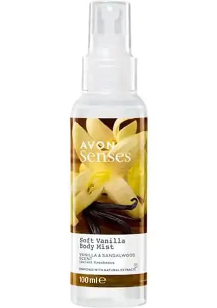 Avon Soft Vanilla Vanilya ve Sandal Ağacı Kokulu Vücut Spreyi Günlük Kullanım İçin Uygun