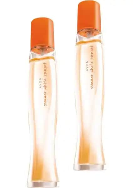 Avon Summer White Sunset Kadın Parfüm Seti 50 Ml x 2, Yaz İçin Ferah ve Çiçeksi Koku