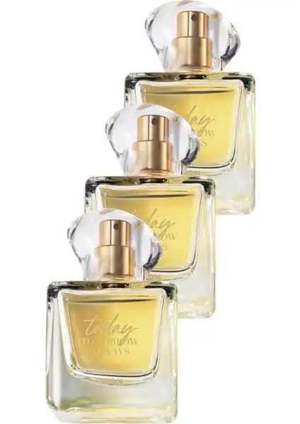 Avon Today Kadın Parfüm Edp 50 Ml Üçlü Set: Çiçeksi ve Ferah Kokularla Kendinizi Özel Hissedin