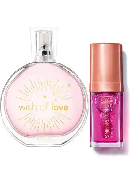 Avon Wish Of Love Kadın Parfüm ve Dudak Yağı Paketi Günlük Bakım ve Şıklık İçin