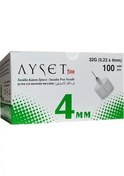 Ayset Fine İnsülin Kalem İğnesi: Güvenli ve Konforlu Enjeksiyon Deneyimi