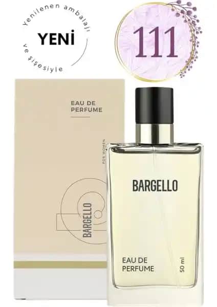 Bargello 111 Kadın Parfümü 50 ml Floral EDP Zarif ve Kalıcı Kokusu ile Günlük Kullanım İçin