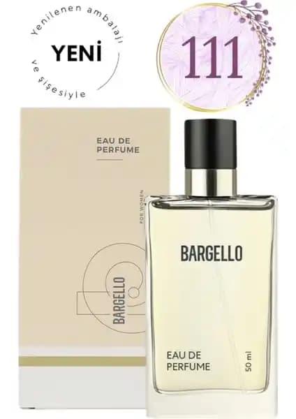 Bargello 111 Kadın Parfümü 50 ml Floral EDP Zarif ve Kalıcı Kokusu ile Günlük Kullanım İçin