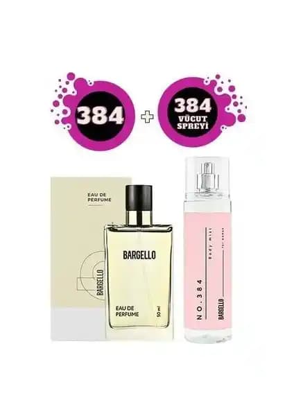 Bargello 384 Edp Kadınlar İçin Çiçeksi Parfüm ve Body Mist Seti Türkiye Üretimi