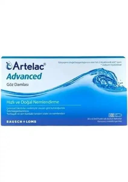 Bausch & Lomb Artelac Advanced Göz Damlası: Günlük Göz Nemlendirme ve Rahatlatıcı Çözüm