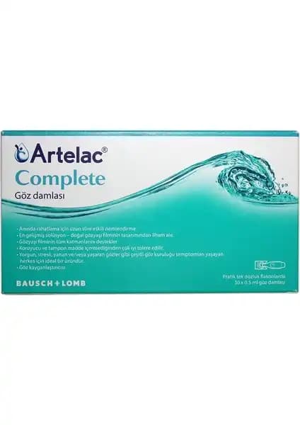 Bausch & Lomb Artelac Complete Tek Dozluk Göz Damlası Göz Sağlığını Koruyan Güvenilir Çözüm