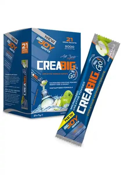 Bigjoy Creabig Go Yeşil Elma Spor Takviyesi Enerji ve Performans Artırıcı Özellikleri