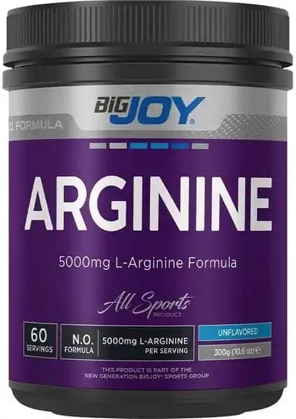 Bigjoy Sports Arginine Tozu: Spor Performansını Artıran Güçlü ve Saf Takviye Ürünü