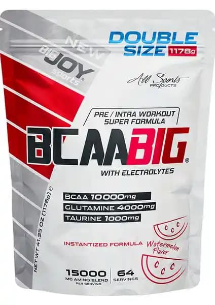 Bigjoy Sports BCAA Big Kas Gelişimi ve Performansı Artıran Amino Asit Takviyesi