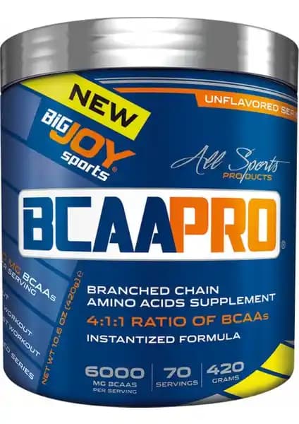 Bigjoy Sports BCAapro BCAA Amino Asit Takviyesi Kas Gelişimini ve Performansı Artırır