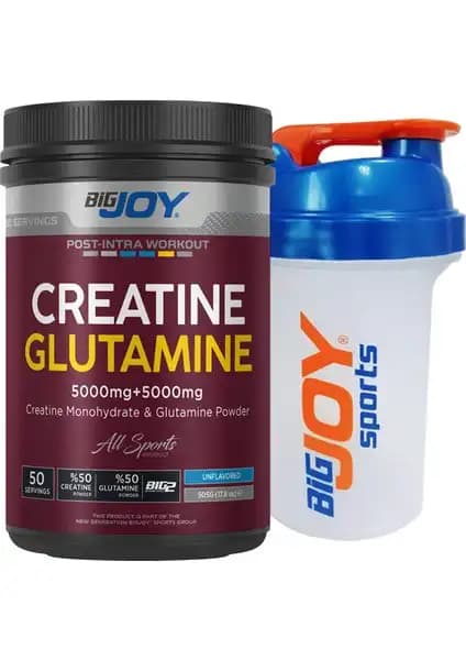 Bigjoy Sports Big2 Kreatin ve Glutamin Takviyesi Performansı Artıran Güçlü Destek