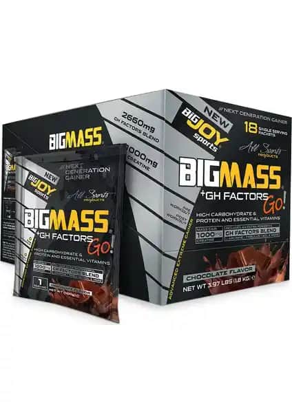 Bigjoy Sports Bigmass Mass Gainer ile Kas Gelişimini Destekleyen Yüksek Kalorili Protein Takviyesi