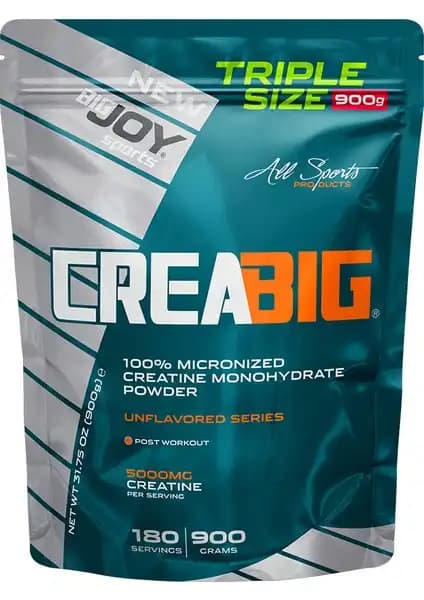 Bigjoy Sports Creabig Kreatin Monohidrat: Performans Artırıcı ve Kas Gelişimine Destek Sağlayan Takviye