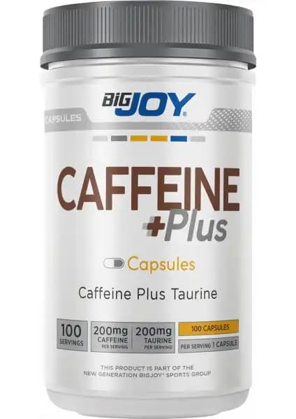 Bigjoy Sports Kafein Plus Taurin ile Enerji ve Performans Artışını Sağlayan Takviye Ürünü