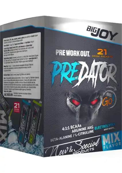 Bigjoy Sports Predator Preworkout ile Spor Performansınızı En Üst Seviyeye Çıkarın