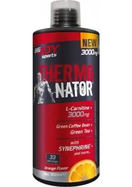Bigjoy Thermonator L-Carnitine 1000 Ml Portakallı ile Metabolizma Hızlandırıcı ve Yağ Yakım Destekçisi