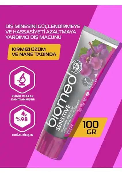 Biomed Sensitive 100 gr Hassasiyet ve Temizlikte Yeni Bir Dönem Başlatan Diş Macunu