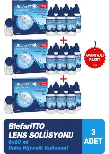 Blefaritto Leens Solüsyonu: Güvenilir Kontakt Lens Bakım ve Temizleme Ürünü
