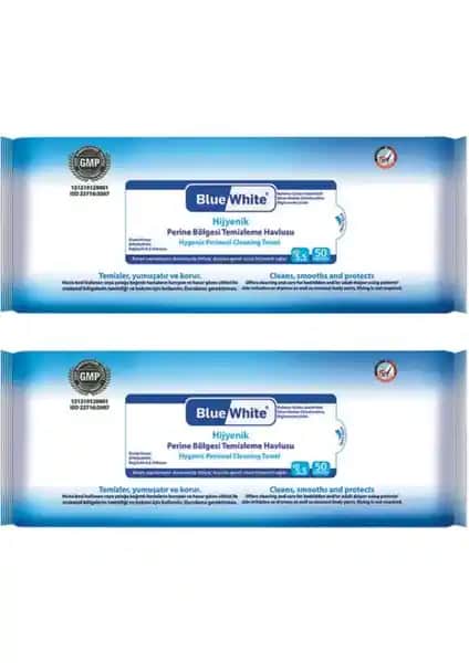 Blue White Antibakteriyel Perine Bölgesi Yıkama Havlusu: Hijyen ve Konforun Güçlü Birlikteliği