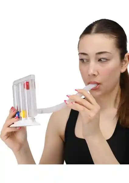 Bluewell Triflo 3 Top Solunum Egzersiz Cihazı Akciğer Fonksiyonlarını Güçlendiren Sağlıklı Solunum Çözümü