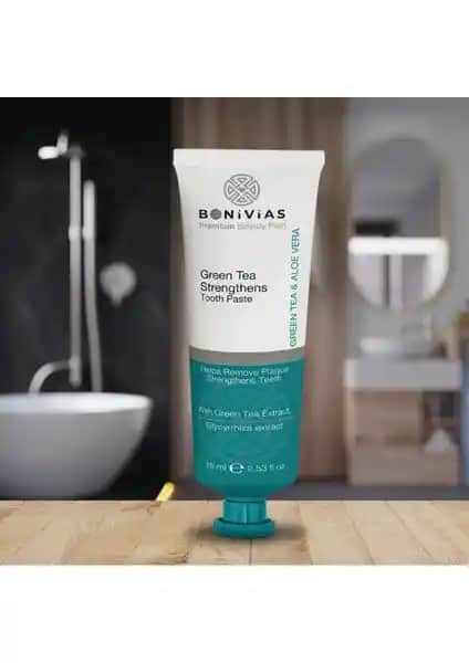 Bonivias Yeşil Çay Özlü Diş Macunu: Doğal İçeriklerle Güçlendirilmiş Ağız Bakımı Ürünü