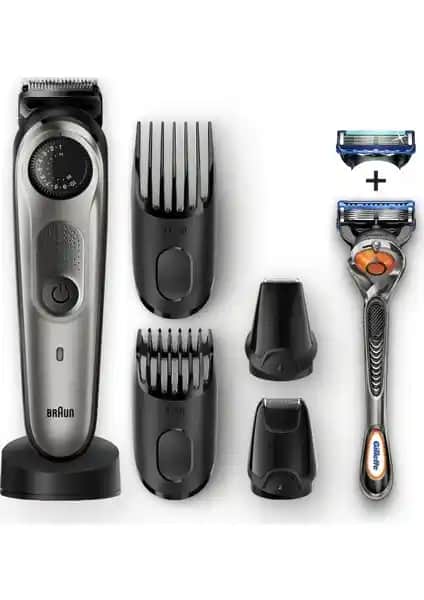 Braun BT 7940 Erkekler İçin Kablosuz Çok Fonksiyonlu Saç ve Sakal Şekillendirici
