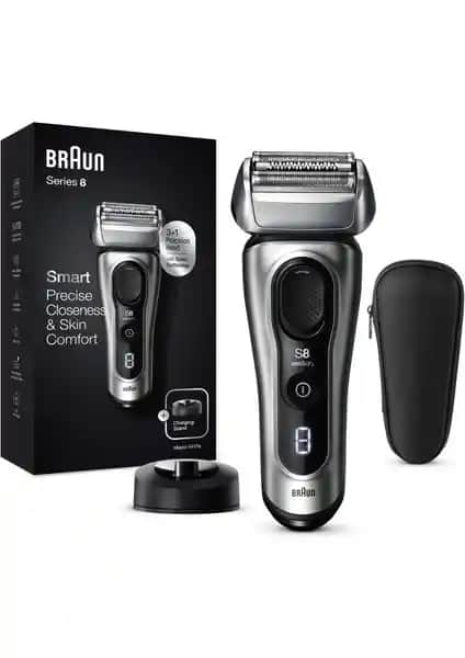 Braun Series 8 8417 Şarjlı Islak ve Kuru Tıraş Makinesi Günlük Bakım İçin Uygun