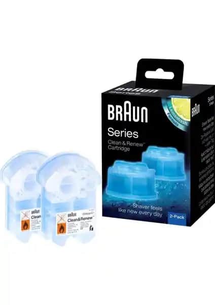 Braun Traş Makinesi Temizleme Sıvısı 2'li Paket ile Pratik ve Etkili Bakım Çözümü