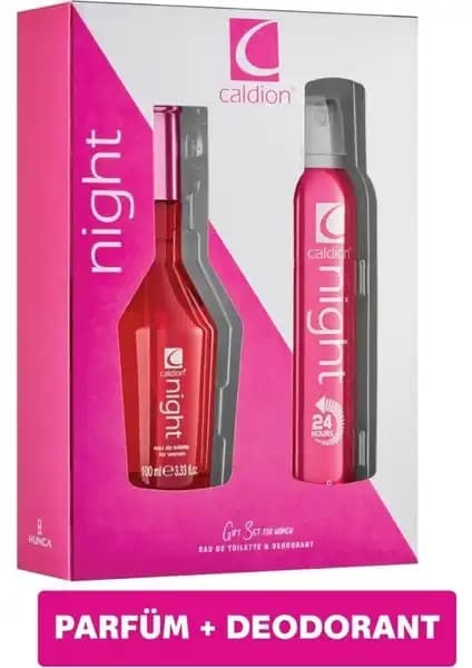 Caldion Night Kadın Parfüm Seti: Kalıcı ve Şık Aromasıyla Modern Kadınlara Özel
