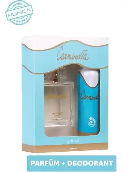 Carminella Kadın Parfüm Seti: Zarif ve Kalıcı Çiçek ve Meyve Notalarıyla Şıklık Sunar