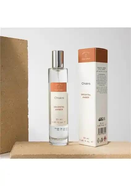Chakra Unisex Vücut Spreyi Doğal Amber ile Günlük Ferahlık ve Kalıcılık Sağlar