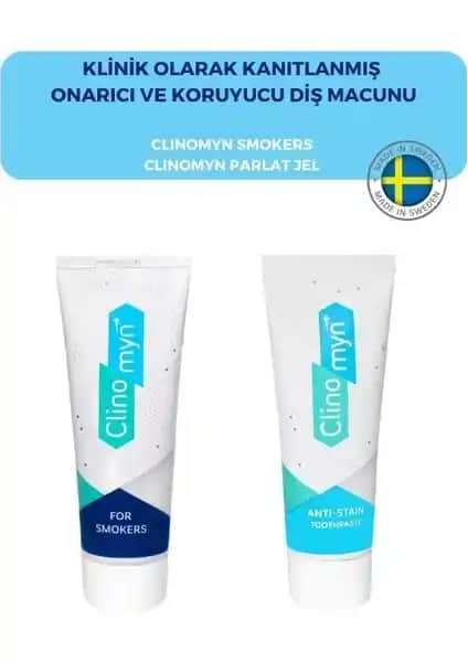 Clinomyn Fresh Diş Beyazlatan ve Parlatan Jel Diş Macunu ile Gülüşünüzü Yenileyin