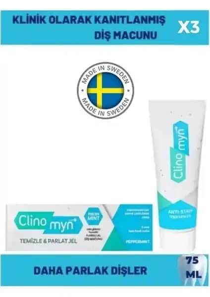Clinomyn Fresh Temizleme Parlatma Diş Macunu ile Sağlıklı ve Parlak Gülüşler Elde Edin