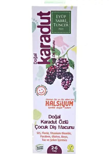 Çocuklar İçin Doğal ve Güvenli Karadut Özlü Diş Macunu Ürün Tanıtımı ve Özellikleri