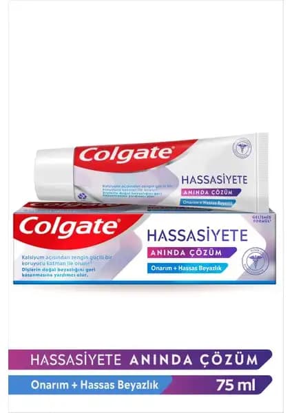 Colgate Hassasiyete Anında Çözüm Onarım ve Beyazlık Diş Macunu Ürün Tanıtımı ve Özellikleri