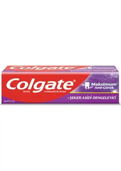 Colgate Maksimum Anti Çürük Şeker Asidi Diş Macunu: Güçlü ve Sağlıklı Gülüşler İçin Ideal Çözüm